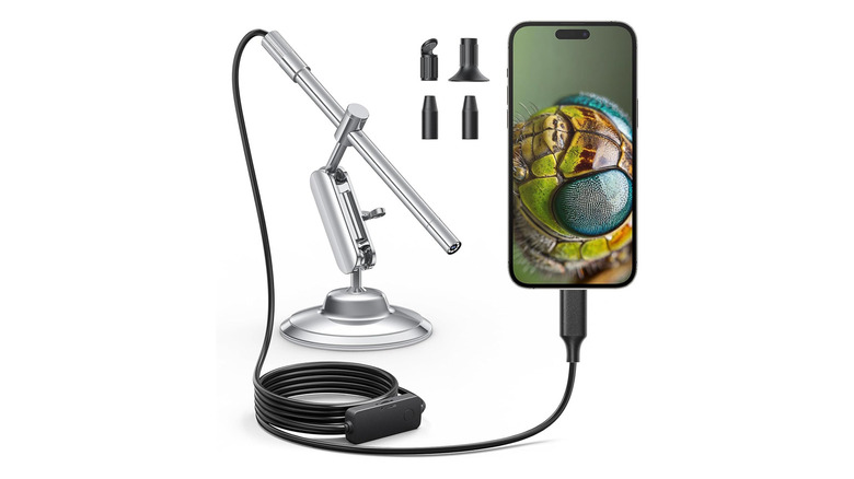 Product image of a Teslong digital microscope