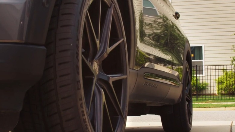 A vehicle equipped with tires from General Tire.