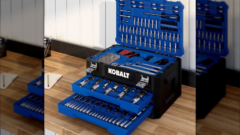 The 302-piece tool set by Kobalt.