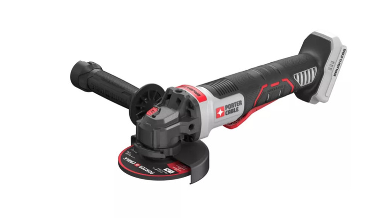 Porter-Cable 20V Brushless Grinder against white background