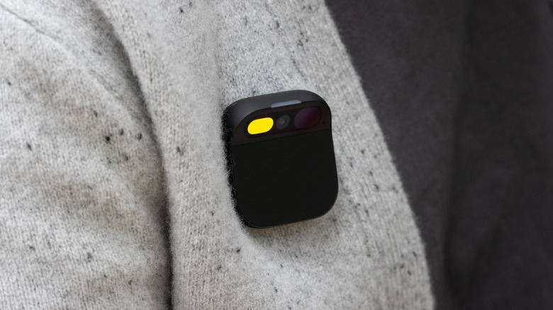 Person wearing a Humane AI Pin