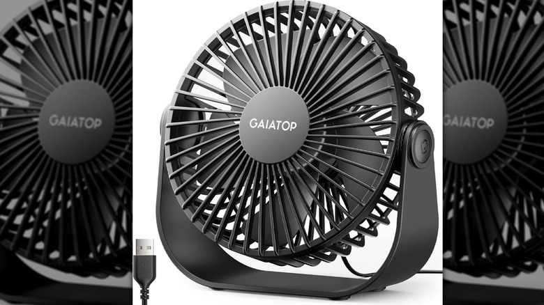 Gaiatop fan on white background