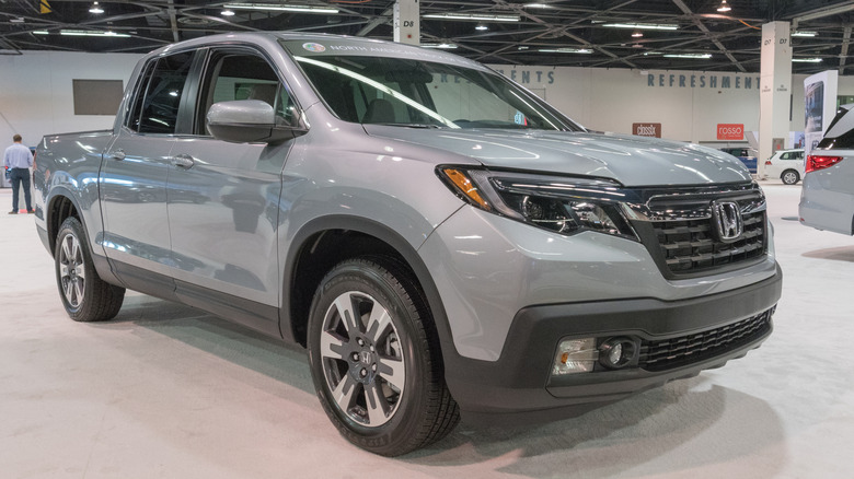 2017 Honda Ridgeline at auto show
