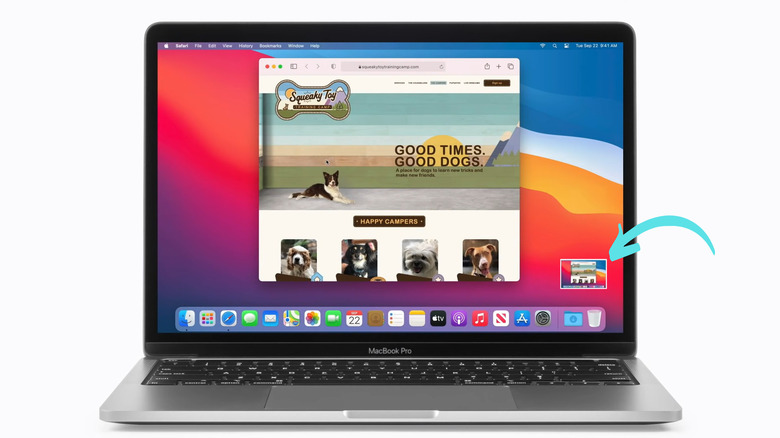 Full screen screenshot on a MacBook