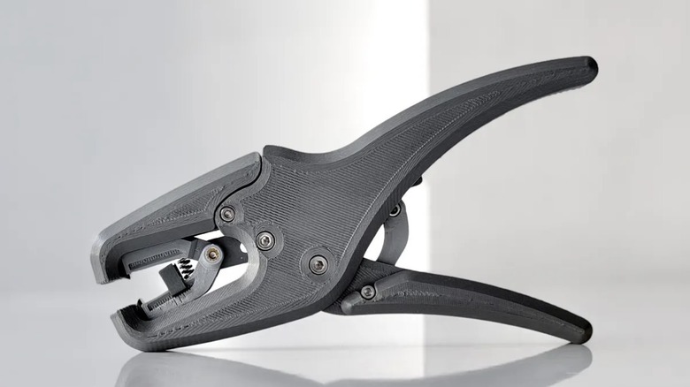 3D printed wire trimmer.
