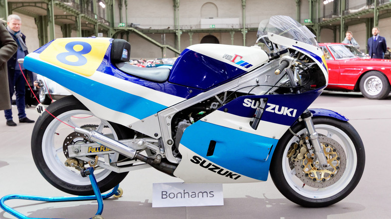 Suzuki RG500 at a 2017 Bonhams auction
