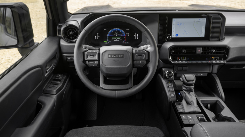 2026 Toyota Land Cruiser 1958 grey interior driver's seat