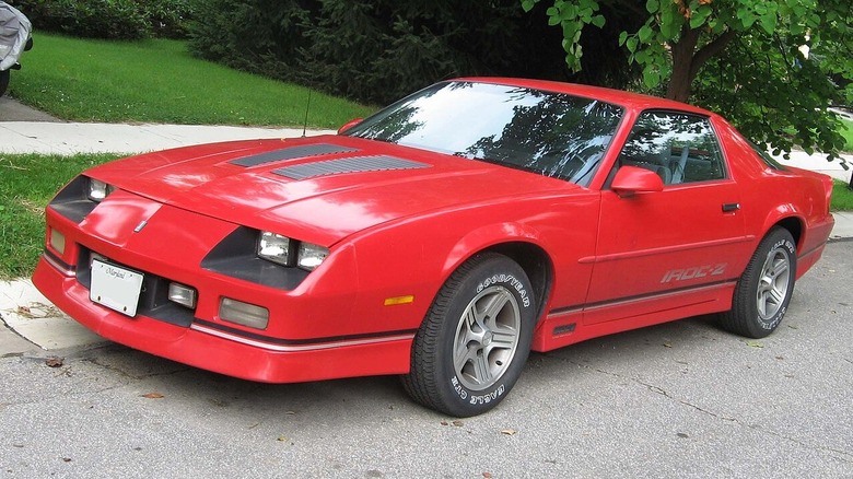 Third-gen Camaro IROC-Z parked on the street