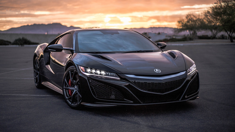 Acura NSX in parking lot