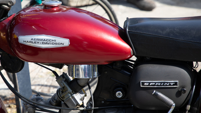 A Harley-Davidson Aermacchi Sprint