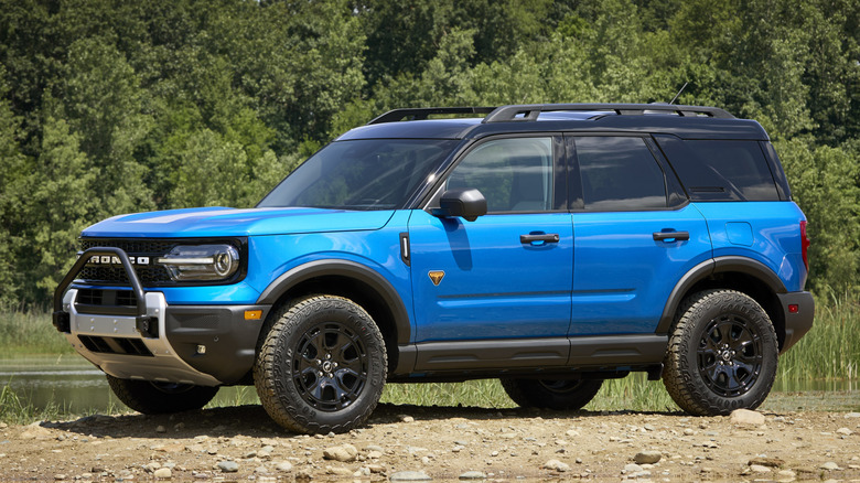 Light blue Ford Bronco Sport