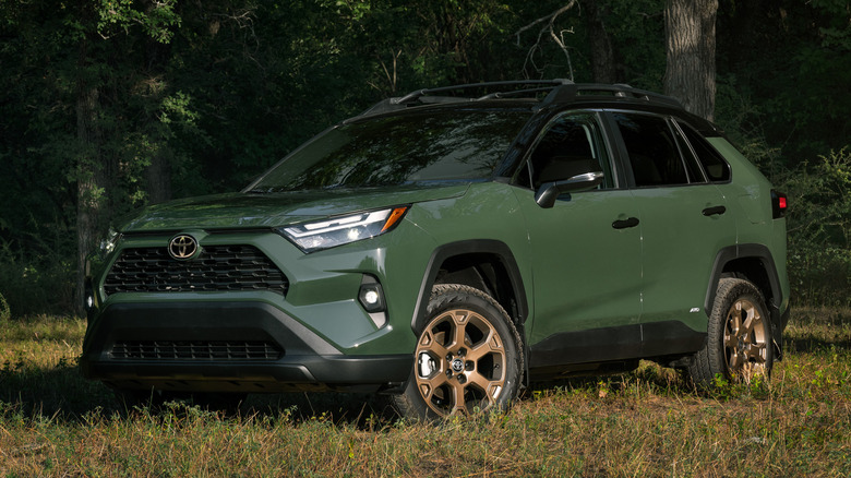 A Toyota RAV4 Hybrid Woodland Edition