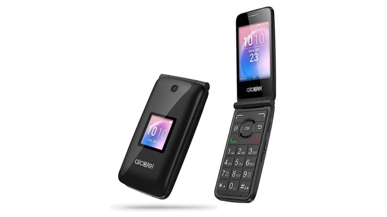 The Alcatel Go Flip 4 mobilephone