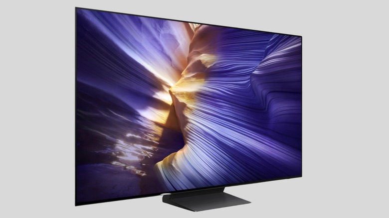 Promo image of the Samsung S90F OLED TV