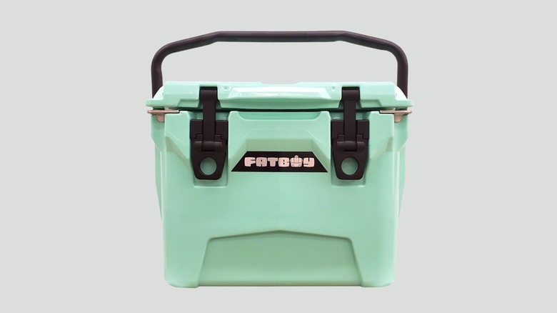 seafoam green fatboy cooler