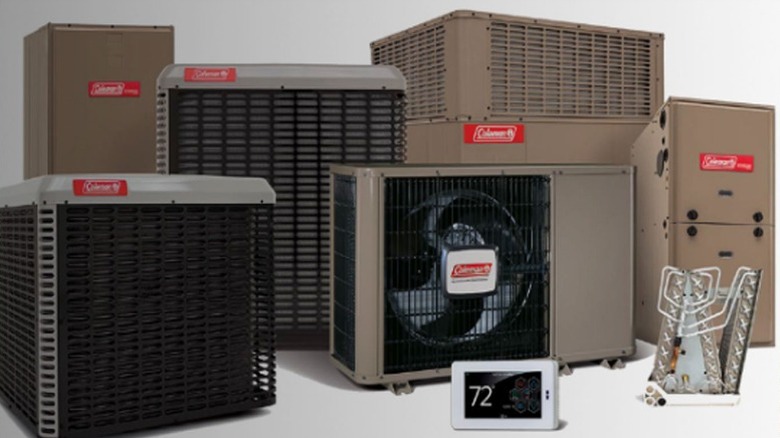 Coleman HVAC units on white background