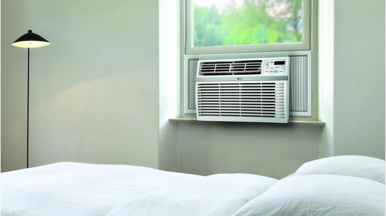 LG LW8024RD set up in bedroom
