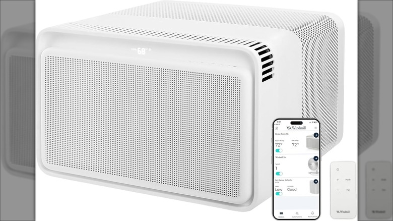 Windmill Air Conditioner and app interface