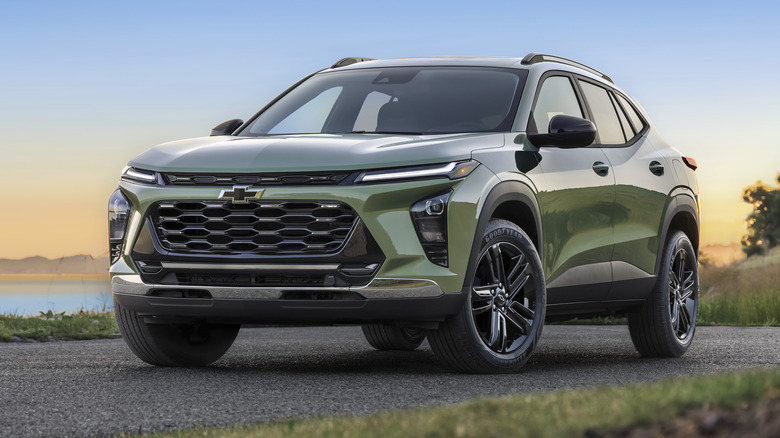 2025 Chevrolet Trax near a lake