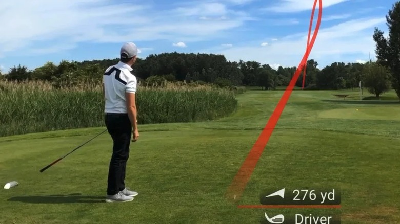 A typical shot tracer addition