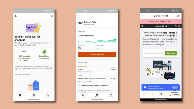 PayPal Honey app for Android