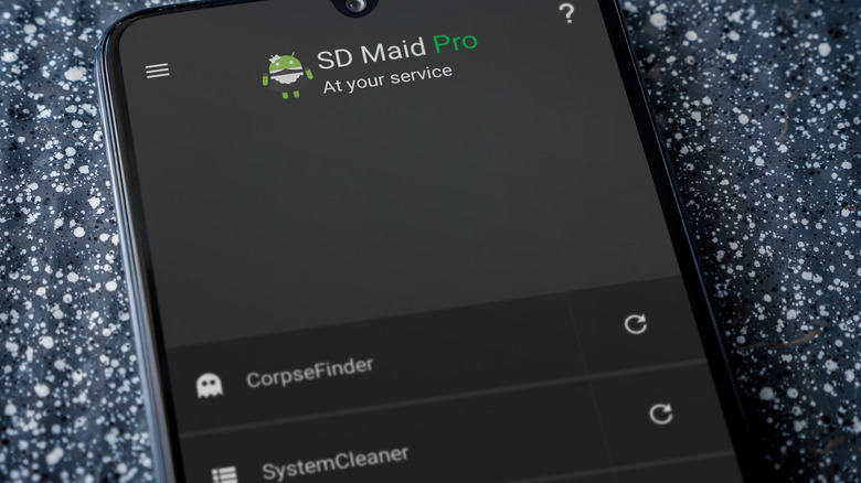 SD Maid app on smartphone