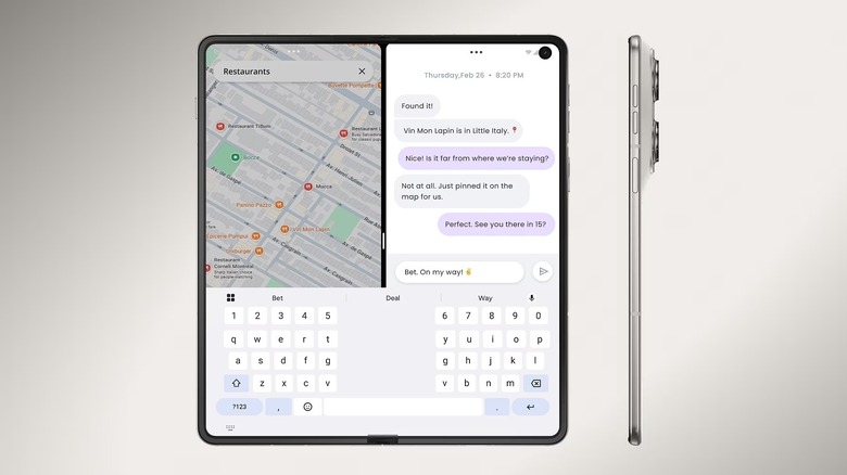 The Motorola Razr Fold (2026) with its screen unfolded