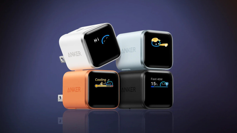 The 45W Anker Nano Charger in various color options