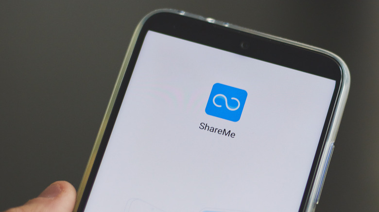 phone with shareme logo