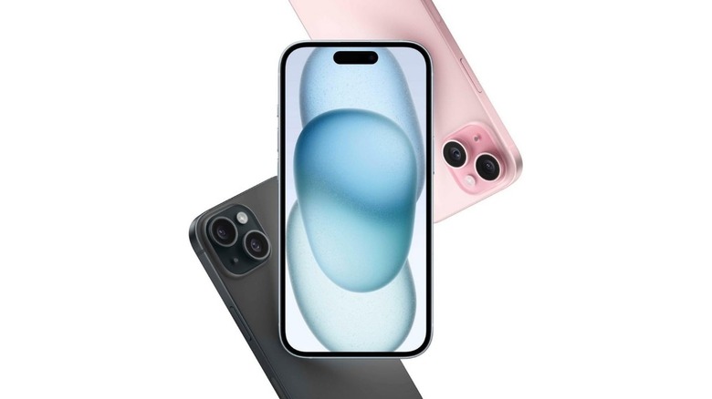 iPhone 15 in different colors