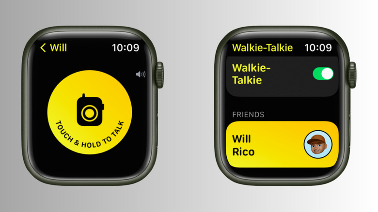 walkie talkie apple watch