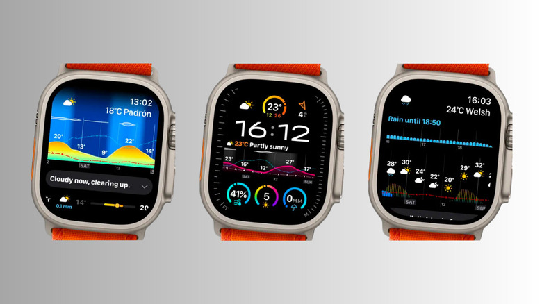 weathergraph weather widget app on apple watch
