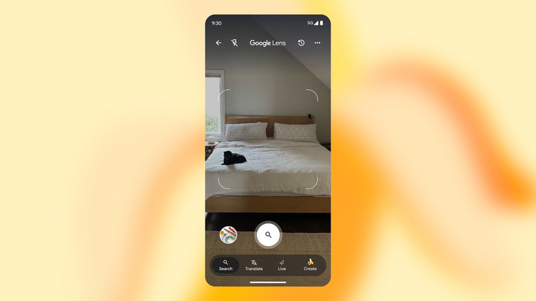 Google Lens in action on a phone