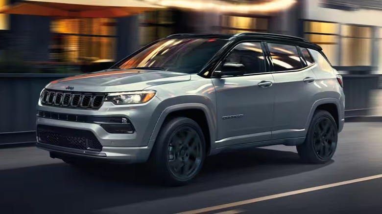 A grey 2025 Jeep Compass