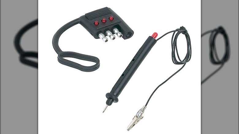 Hopkins Towing Solutions LED testing kit on a white background