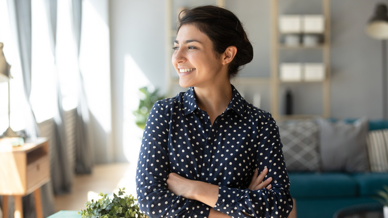 happy young woman