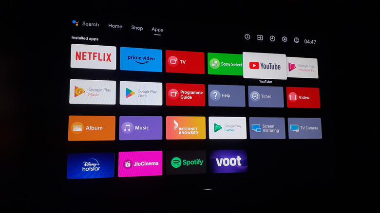 Smart screen TV many features