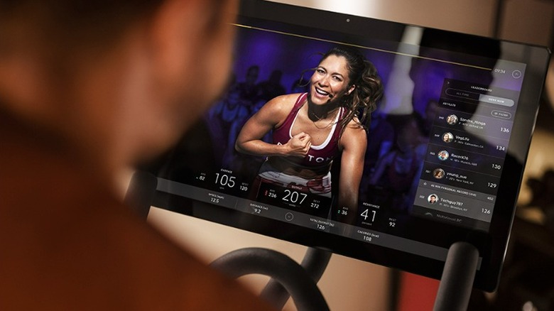Peloton bike class stream