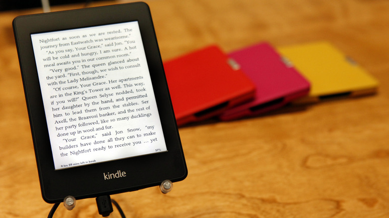 kindle playing audiobook