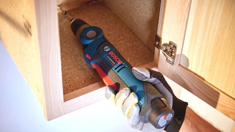 Person using Bosch