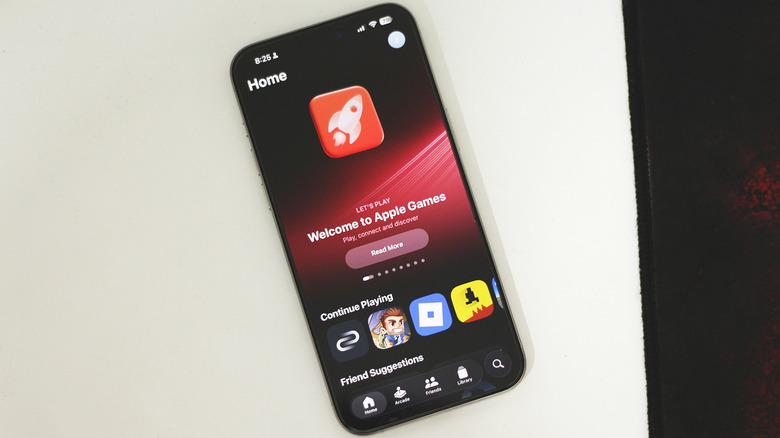 Apple Games app on an iPhone