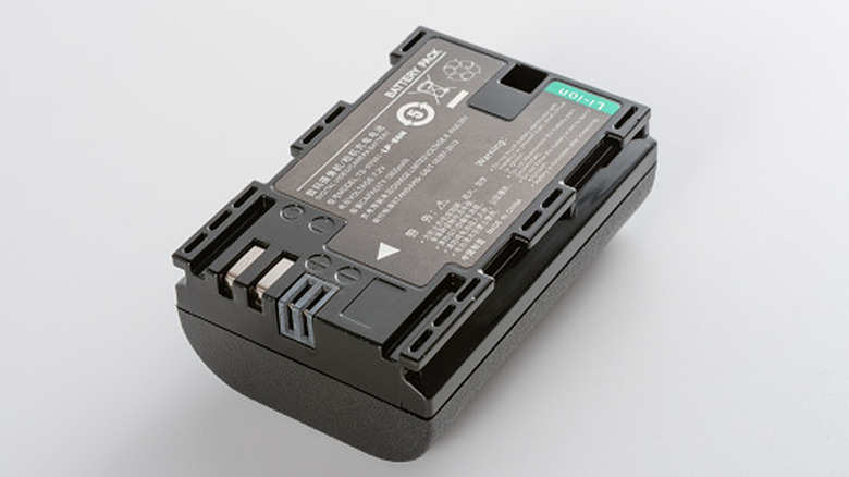 A lithium-ion battery for professional camera