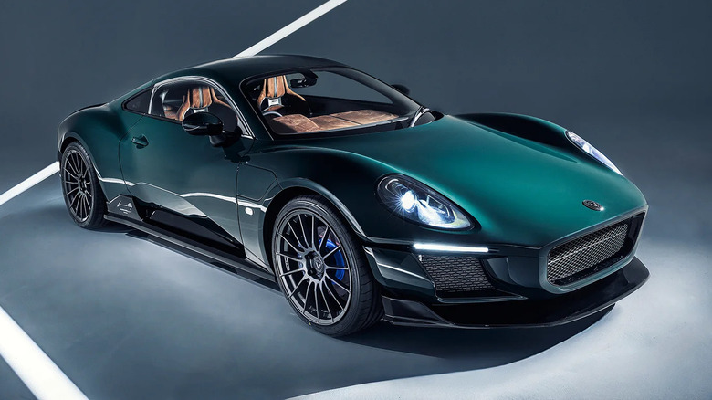 Studio photo of Caterham Project V electric sports car