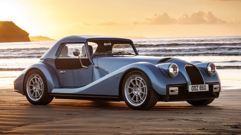 Morgan Supersport on the beach