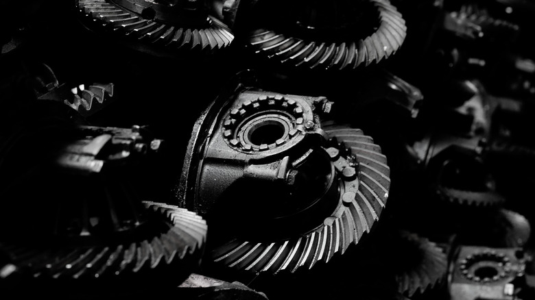 Differential for small truck in closeup view