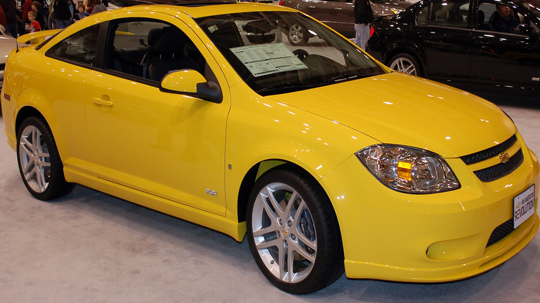 Yellow Chevy Cobalt