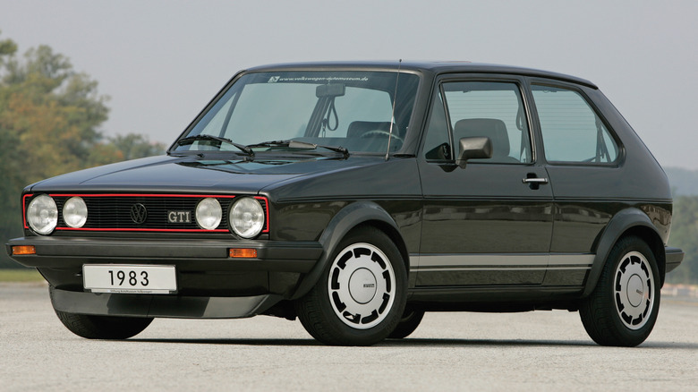 1983 Volkswagen GTI front three-quarter view