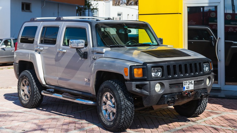 Hummer parked