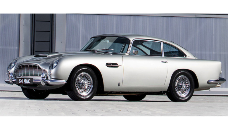 Aston Martin DB5 parked
