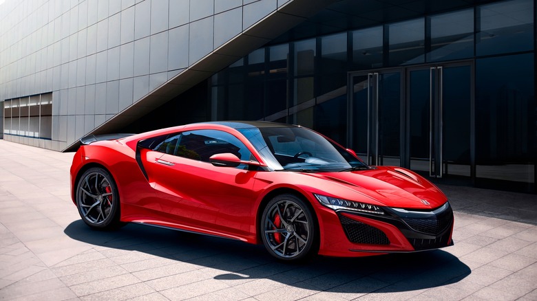 red honda NSX